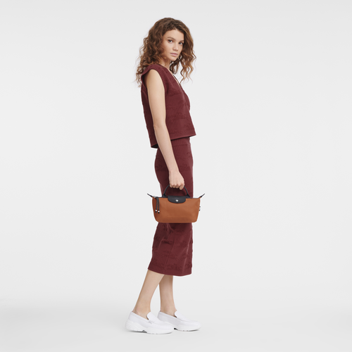Le Pliage Energy Pouch , Sienna - Canvas - View 2 of 4