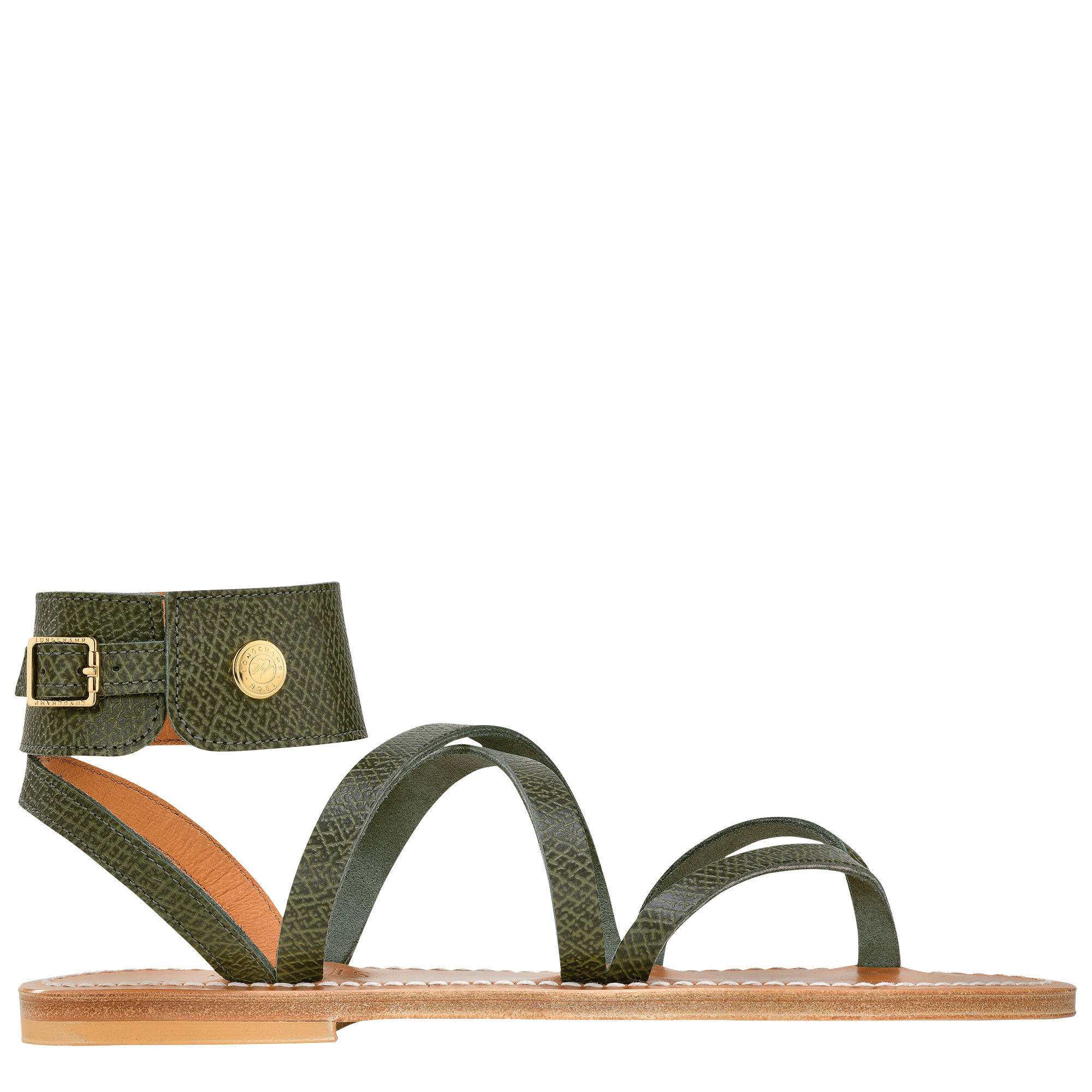 ロンシャン x カジャック Sandals, フォレスト