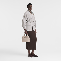 Le Roseau S Handbag , Clay - Leather