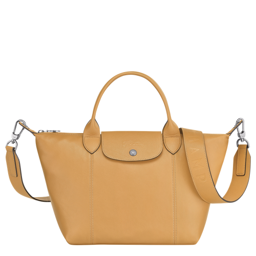 Top handle bag S Le Pliage Cuir Honey (L1512757P15) | Longchamp AU