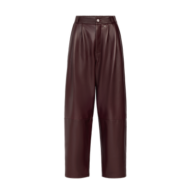 Hose , Leder - Bordeaux