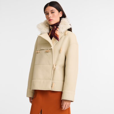 null Coat, Ecru