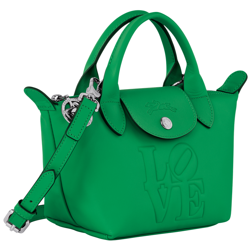 Longchamp x Robert Indiana XS Handbag , Green - Leather  - View 3 of 5