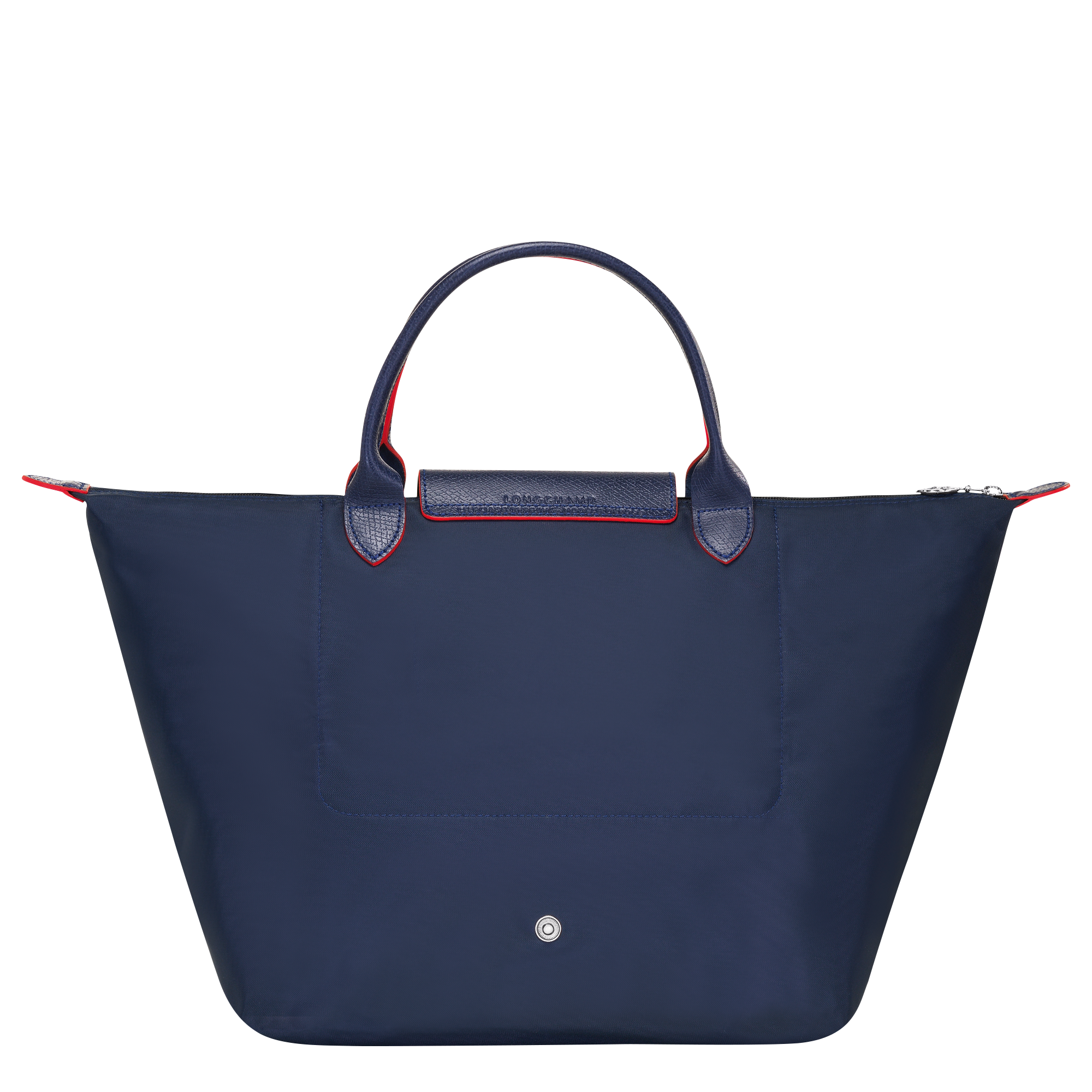 dark blue longchamp bag