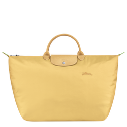 Le Pliage Green 旅行袋 S , 小麥白 - 再生帆布