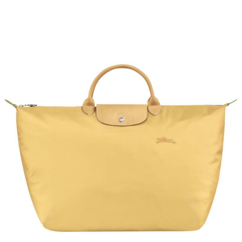 Le Pliage Green 旅行袋 S , 小麥白 - 再生帆布  - 查看 1 4