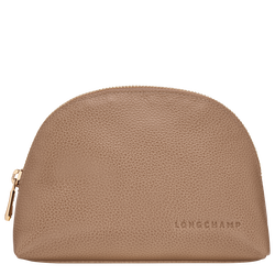 Le Foulonné Pouch , Biscuit - Leather