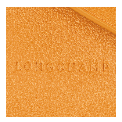 Le Foulonné 系列 拉鏈斜背包大型 M, 杏色