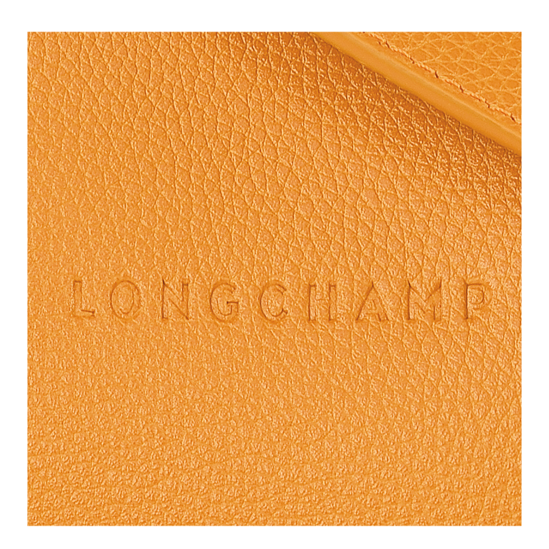 Le Foulonné M Crossbody bag , Apricot - Leather  - View 6 of  6