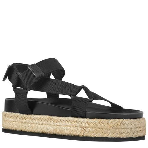 Colección primavera-verano 2022 Flat Sandals, Negro