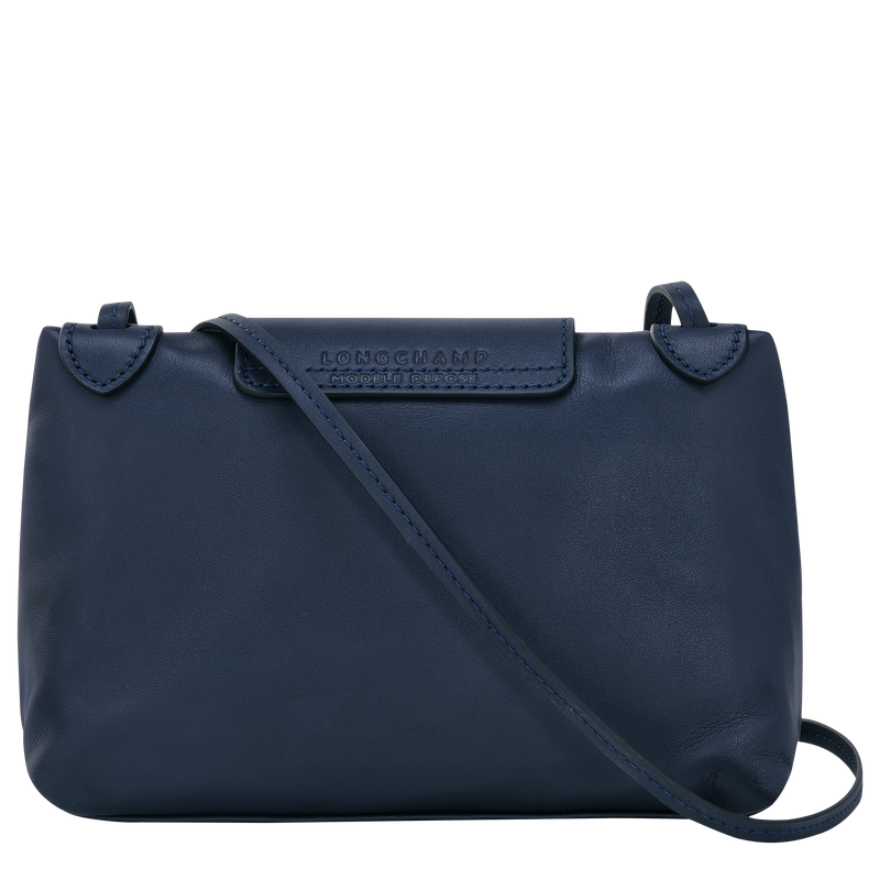 Le Pliage Xtra XS Crossbody bag , Navy - Leather  - View 4 of  5
