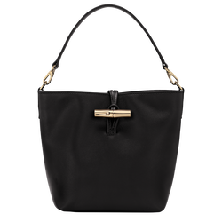 Le Roseau XS Bucket bag , Black - Leather