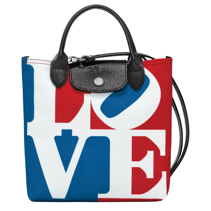 Umhängetasche XS Longchamp x Robert Indiana , Canvas - Weiss  - Ansicht 1 von 4