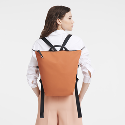 Rucksack L Le Pliage Energy , Recyceltes Canvas - Ockerbraun