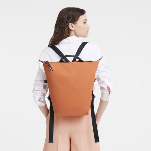 Le Pliage Energy L Backpack , Sienna - Recycled canvas - View 2 of  4