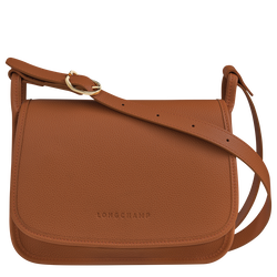 Le Foulonné M Crossbody bag , Caramel - Leather