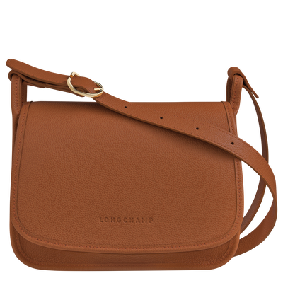 Le Foulonné Crossbody bag M, Caramel