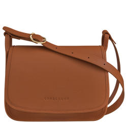 Le Foulonné S Crossbody bag , Caramel - Leather