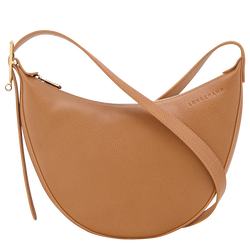 Le Foulonn&eacute; S Crossbody bag , Pecan - Leather