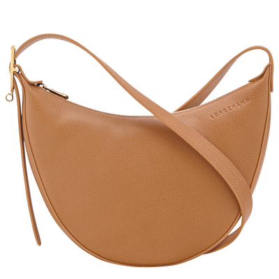 Sac bandouli&egrave;re S Le Foulonn&eacute; , Cuir - P&eacute;can