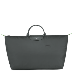 Le Pliage Green 旅行袋 M , 石墨 - 再生帆布