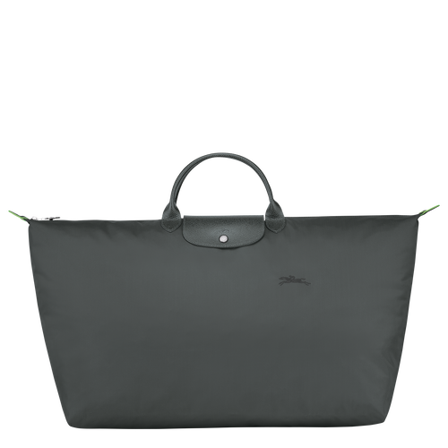 Le Pliage Green M Travel bag , Graphite - Recycled canvas - View 1 of  6