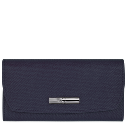 Roseau Continental wallet , Bilberry - Leather