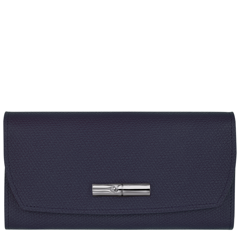 Le Roseau Continental wallet , Bilberry - Leather  - View 1 of  2