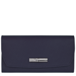 Roseau Continental wallet , Bilberry - Leather