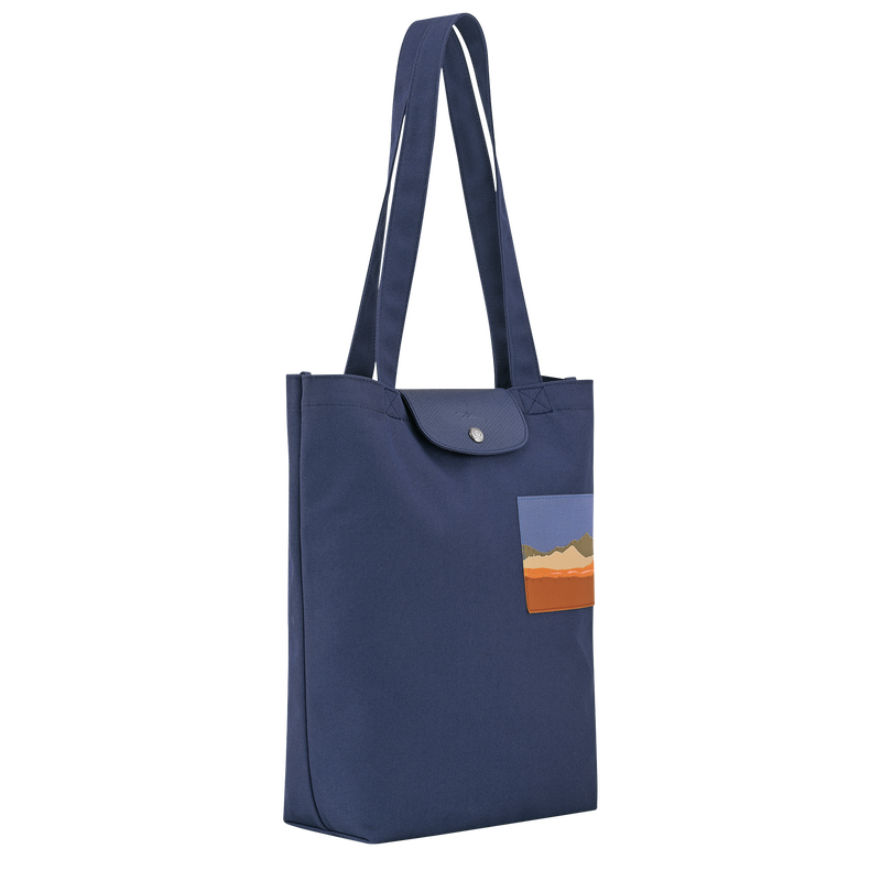 Caroline H&eacute;lain x Longchamp M Tote bag , Thistle - Canvas  - View 2 of 5
