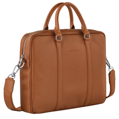 Le Foulonné Briefcase XS, Caramel