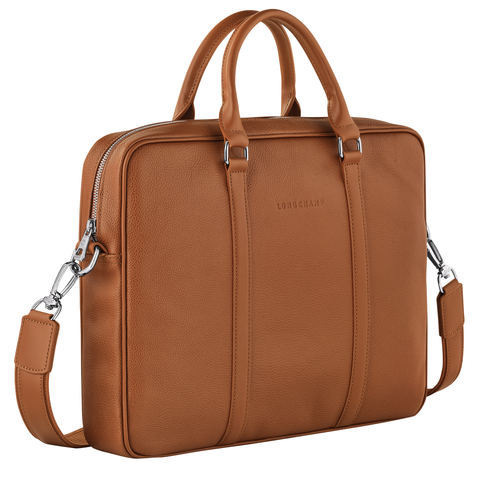 Le Foulonné Briefcase XS, Caramel