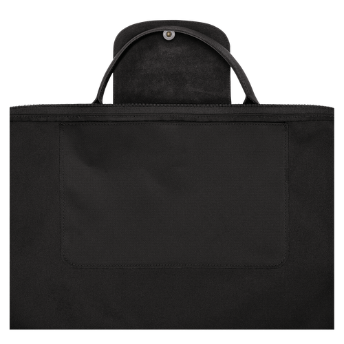 Handtasche XL Le Pliage Energy , Recyceltes Canvas - Schwarz - Ansicht 5 von 6