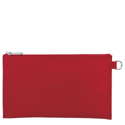 Le Foulonné Pouch , Red - Leather