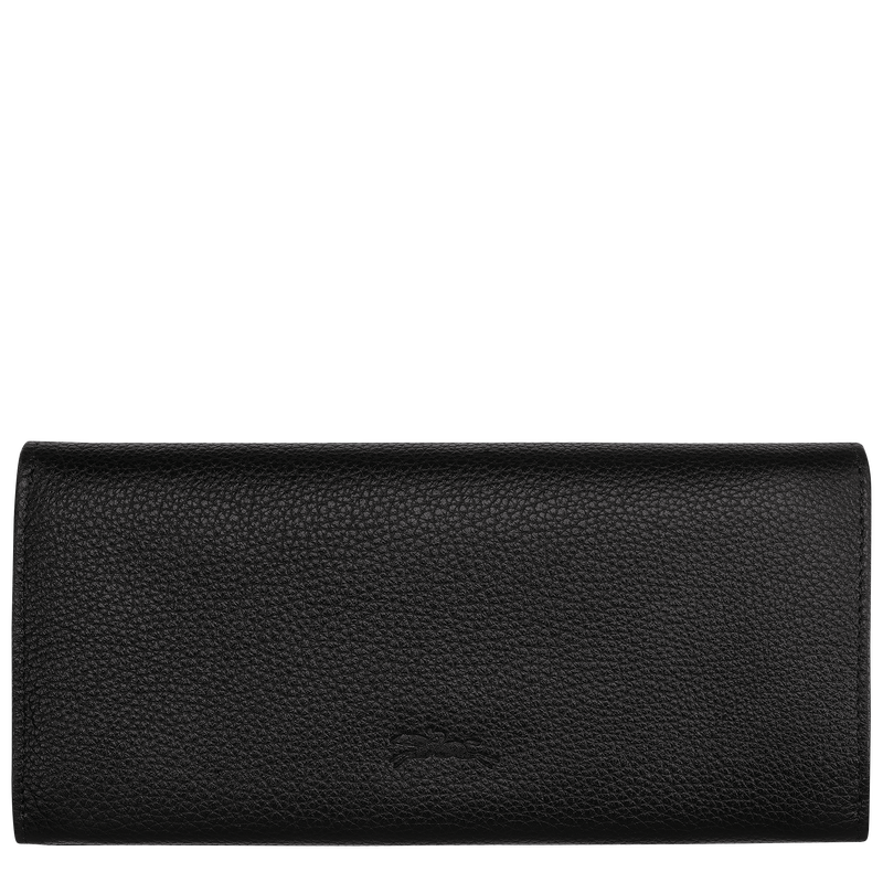 Le Foulonné Continental wallet , Black - Leather  - View 2 of  4