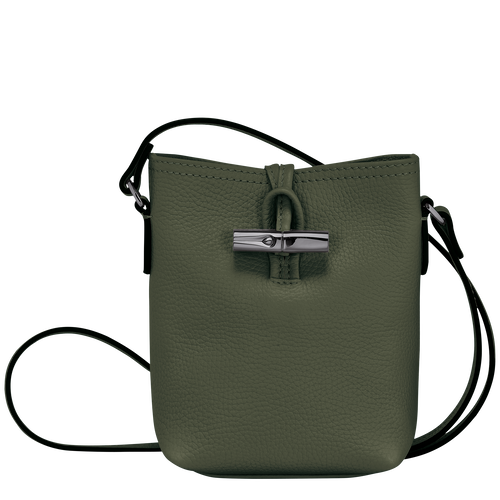 Le Roseau Essential XS Crossbody bag , Khaki - Leather - View 1 of  5