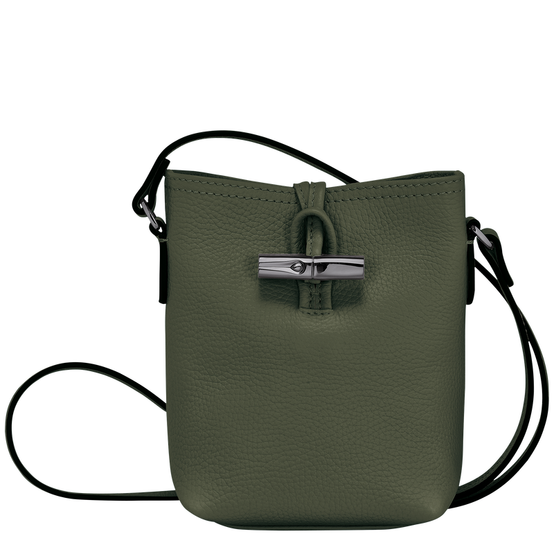 Le Roseau Essential XS Crossbody bag , Khaki - Leather  - View 1 of  5