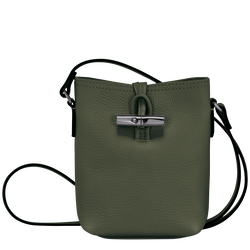 Roseau Essential XS Crossbody bag , Khaki - Leather