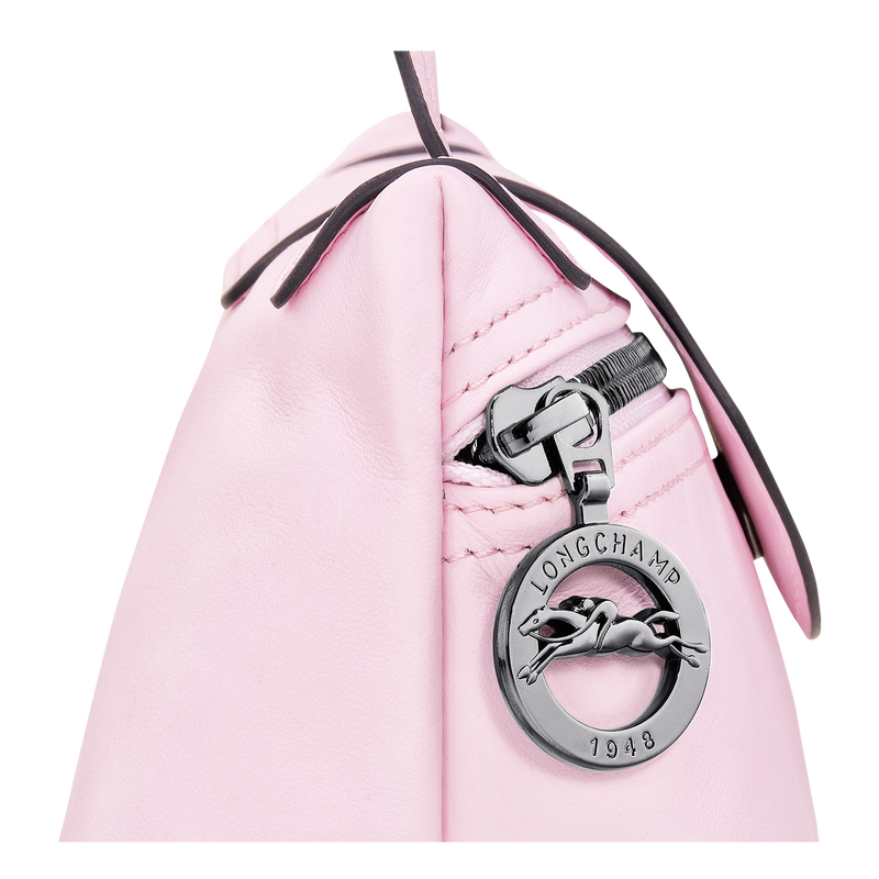 Le Pliage Xtra XS Crossbody bag , Petal Pink - Leather  - View 5 of 5