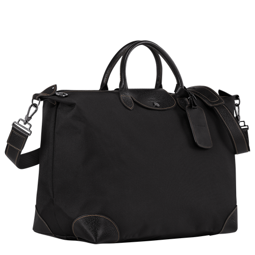 Reisetasche S Boxford , Recyceltes Canvas - Schwarz - Ansicht 3 von 6