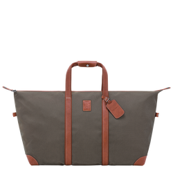 Boxford L Travel bag , Brown - Recycled canvas