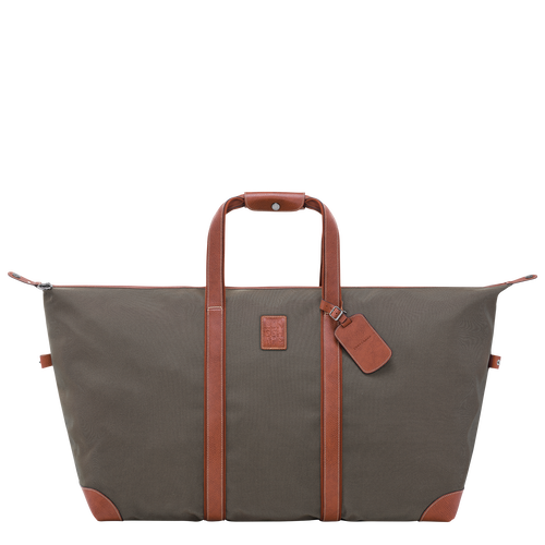 Reisetasche L Boxford , Recyceltes Canvas - Braun - Ansicht 1 von 5