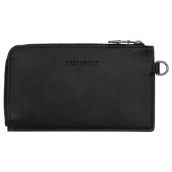 Le Pliage Xtra Pouch , Black - Leather