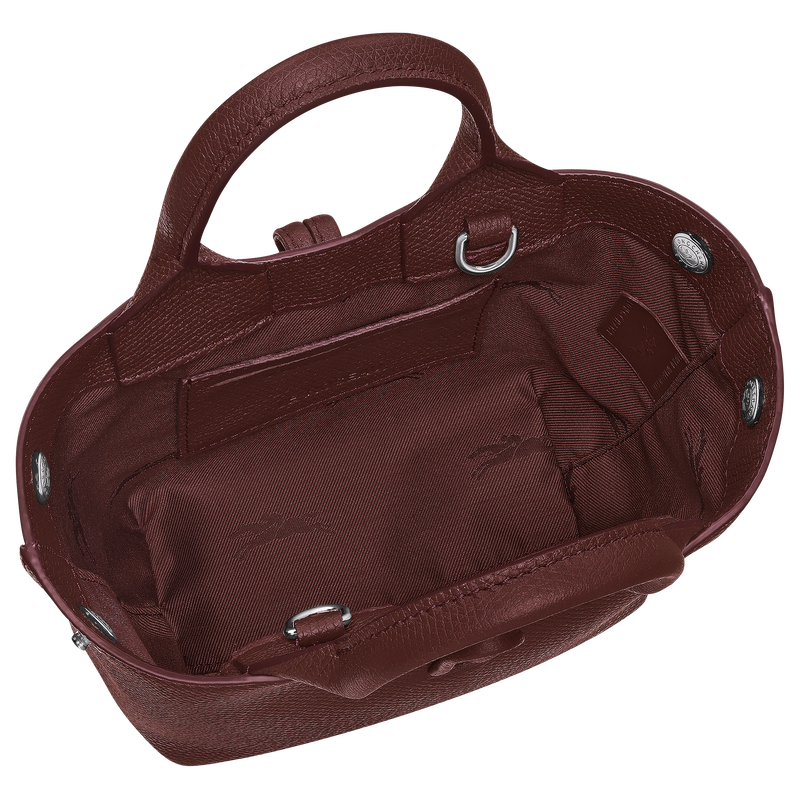 Le Roseau XS Handbag , Burgundy - Leather  - View 5 of  6