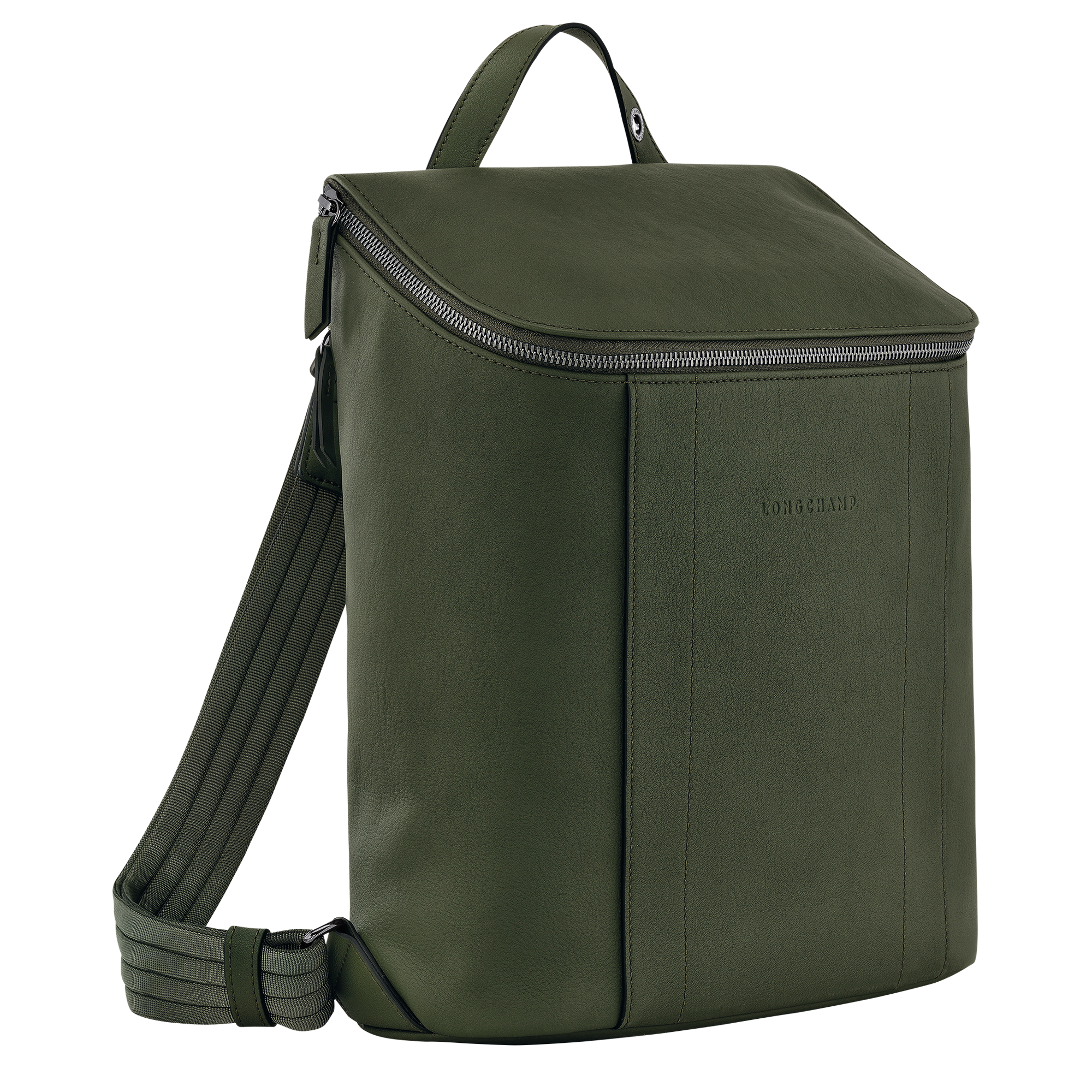 Backpack M, Khaki - View 3 of
4 - zoom in Longchamp 3D Backpack M, Khaki