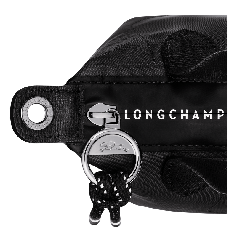 Le Pliage Energy Tas met handgreep aan de bovenkant XS , Zwart - Gerecycled canvas  - Weergave 6 van  7