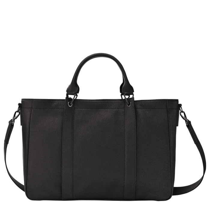 Longchamp 3D Top handle bag M, Black