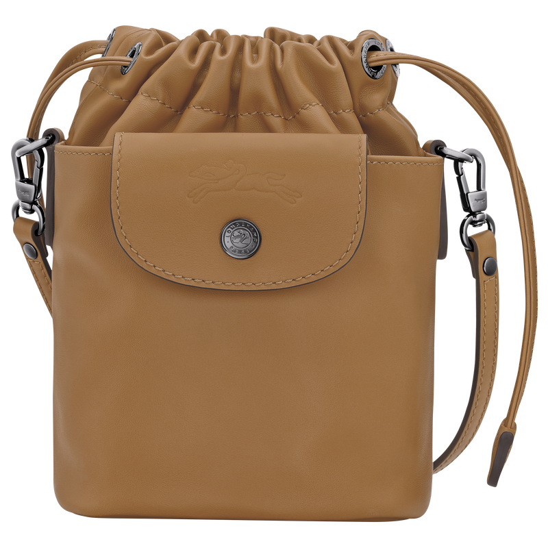 Le Pliage Xtra XS Bucket bag , Tobacco - Leather  - View 1 of  6