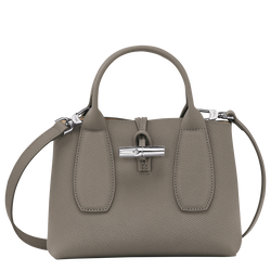 Roseau S Handbag , Turtledove - Leather