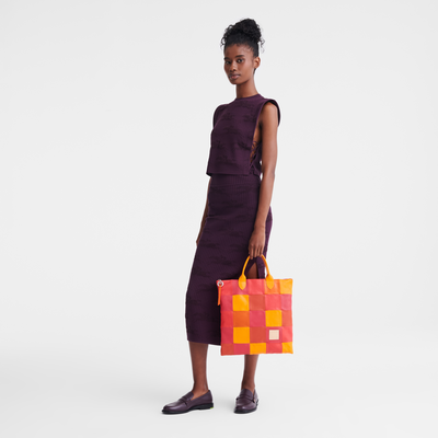 Re-Play Handbag L, Carrot